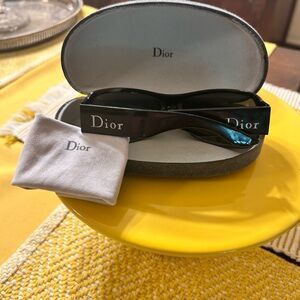 Dior Elegant Black Sunglasses with Case